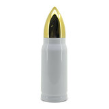 Bullet shape cup with strap