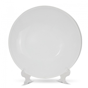 10”rounded glass plate