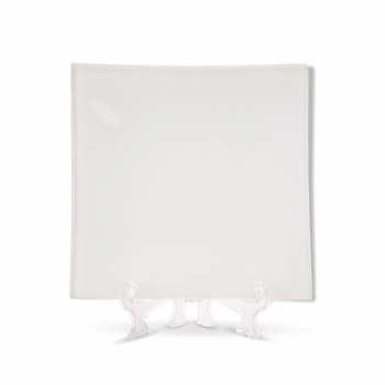 8”Square glass plate